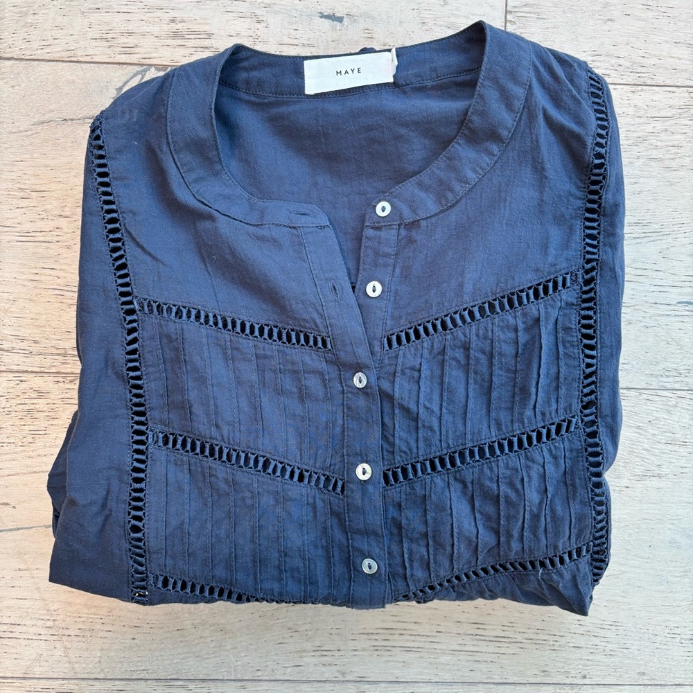 Maye Paloma Shirt in French Navy